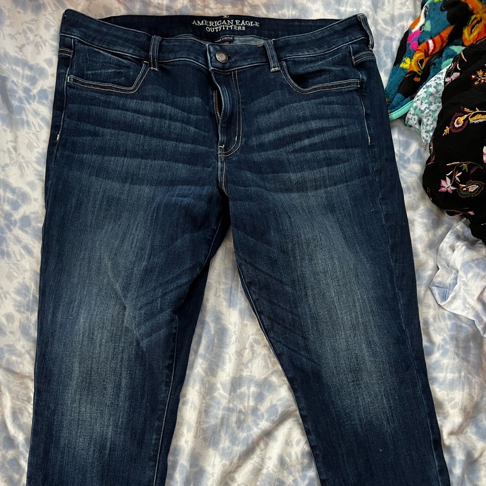American Eagle 18 Long Jeggings